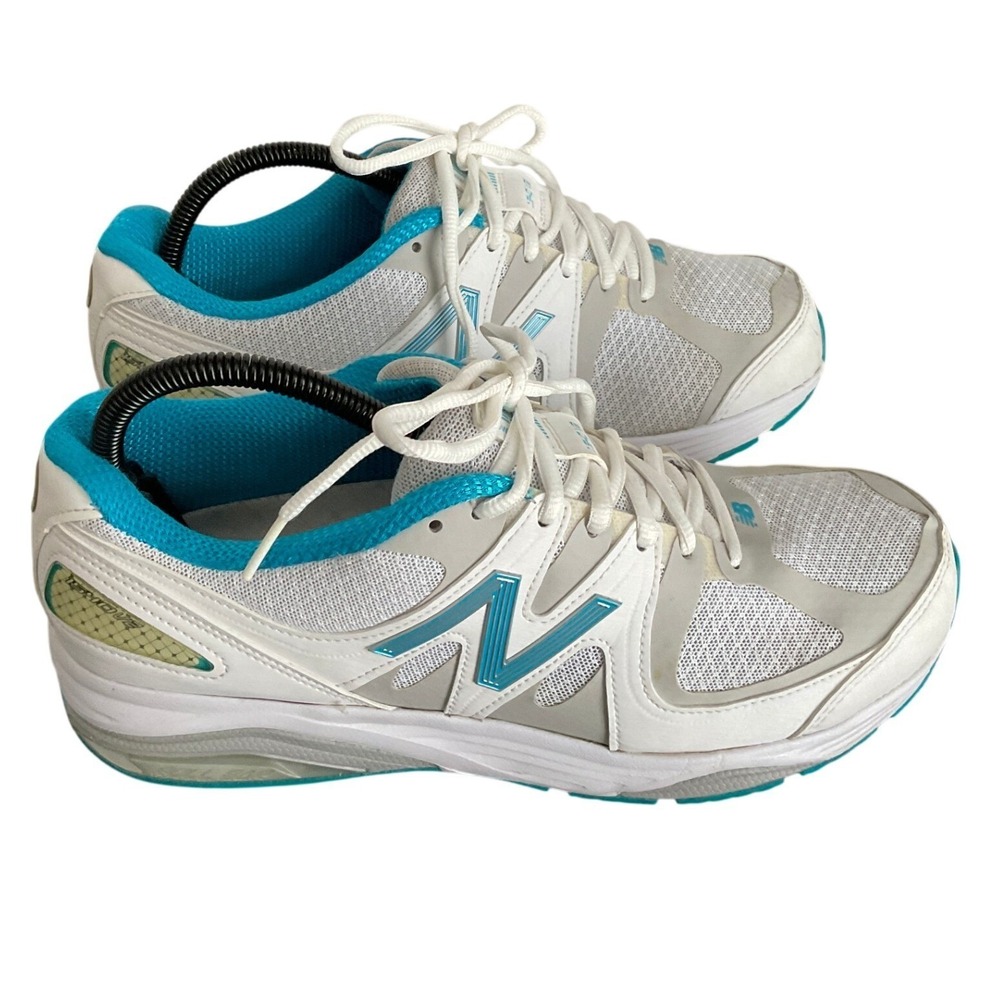 New Balance 1540 v2 Women 9 2E Wide White Grey Blue‎ Running Shoes W1540W32 USA